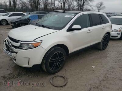 2014 Ford EDGE SEL, white — VIN 2FMDK3JC8EBA69476, Copart