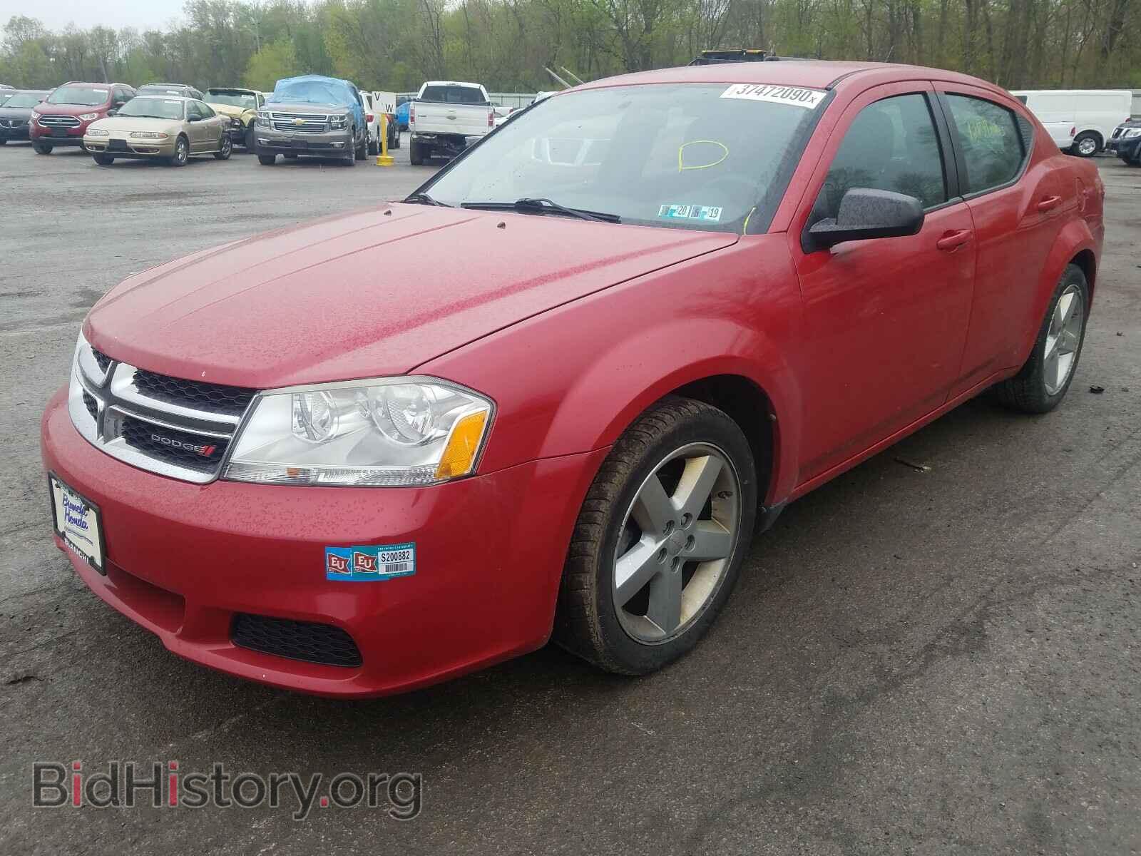 2013 DODGE AVENGER - VIN: 1C3CDZAB3DN658012 - Фото 2