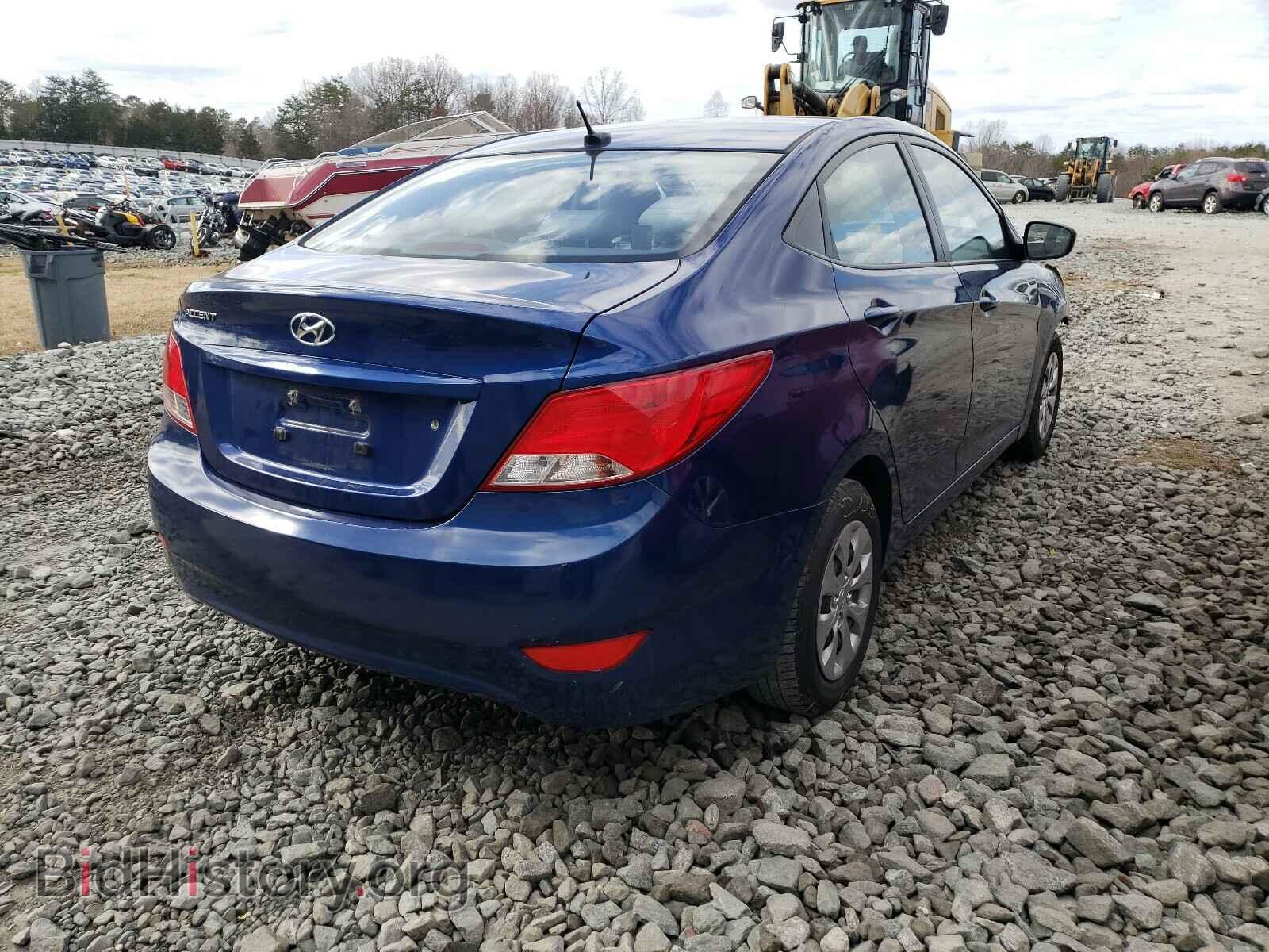 2016 HYUNDAI ACCENT - VIN: KMHCT4AE7GU965975 - Фото 4