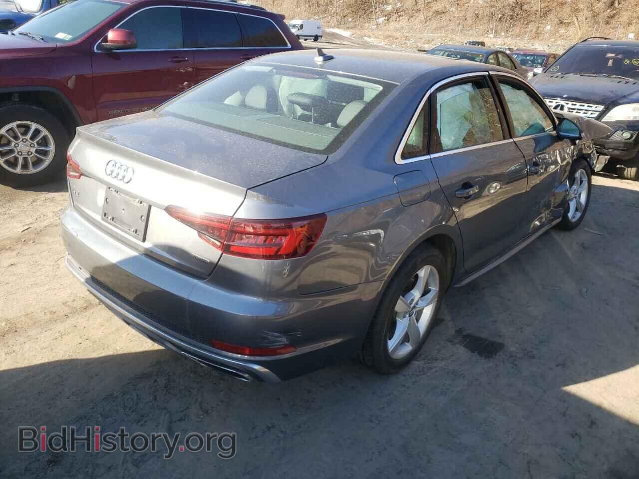 2019 AUDI A4 - VIN: WAUDNAF43KA030347 - Фото 4