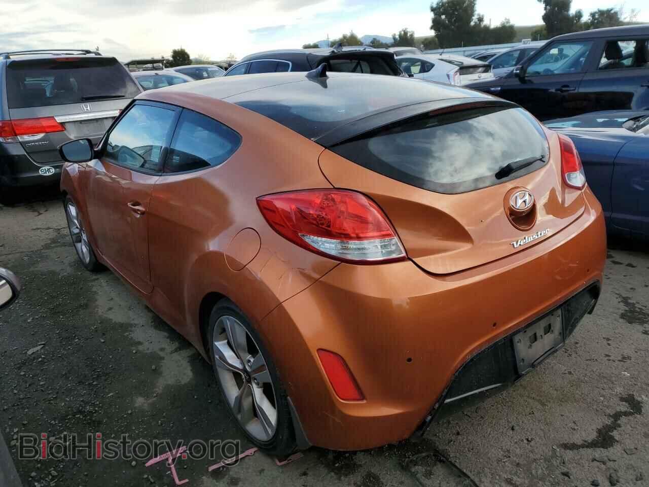 2013 HYUNDAI VELOSTER - VIN: KMHTC6AD7DU095529 - Фото 2