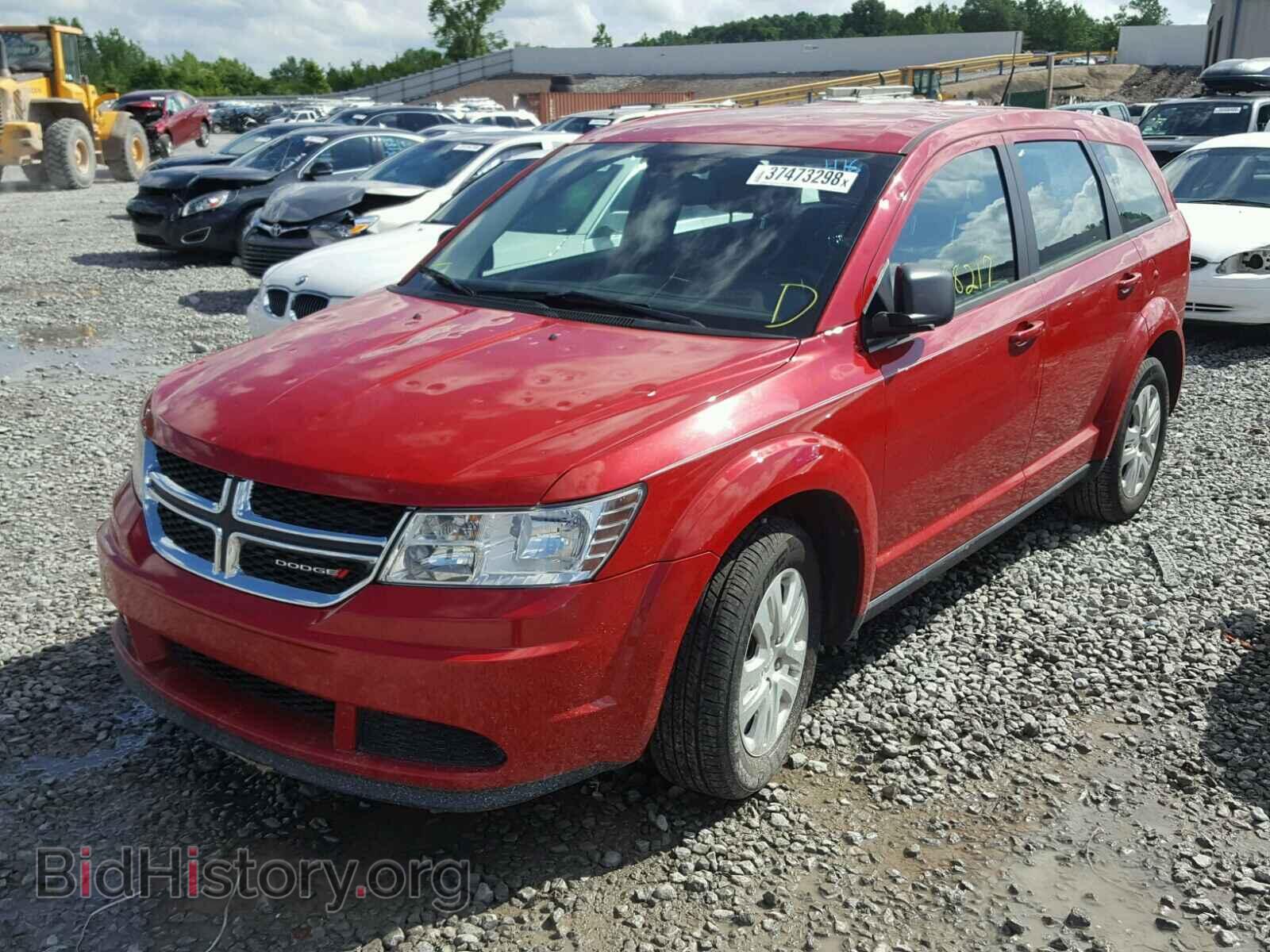 2014 DODGE JOURNEY - VIN: 3C4PDCAB7ET267344 - Фото 2
