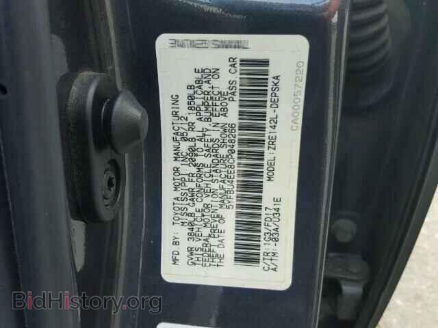 2012 TOYOTA COROLLA - VIN: 5YFBU4EE8CP048266 - Фото 10