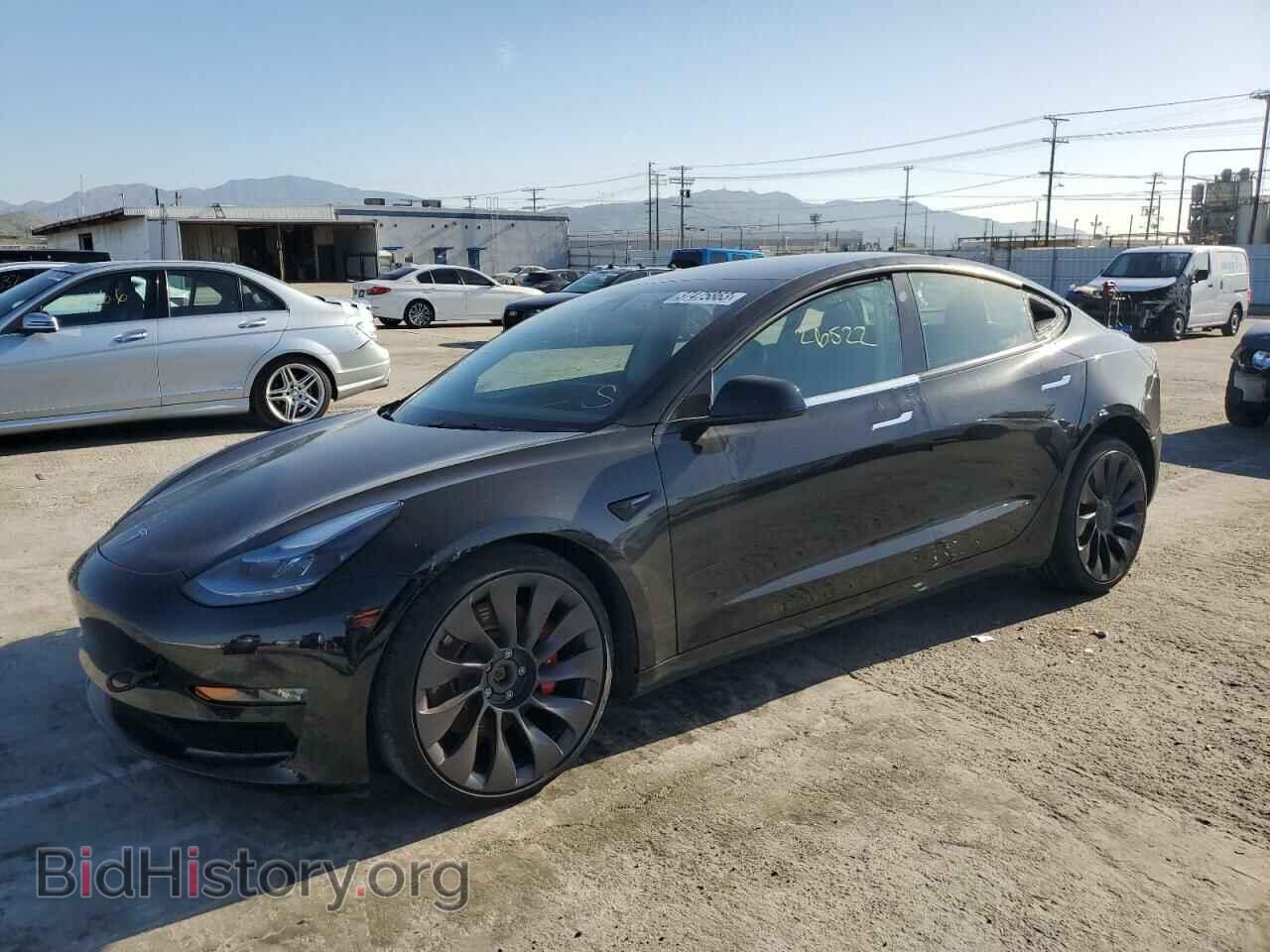 Photo 5YJ3E1EC7NF103268 - TESLA MODEL 3 2022