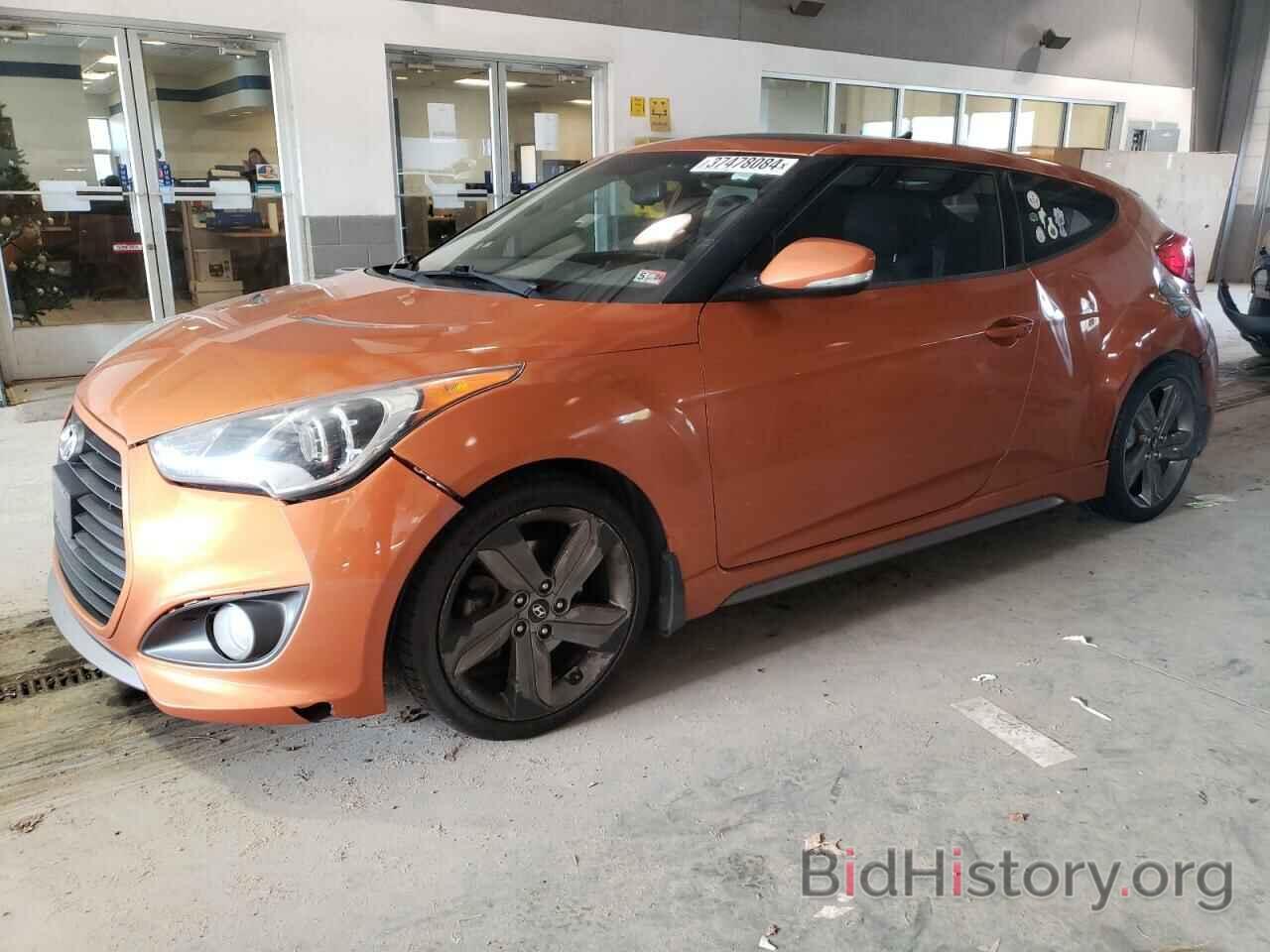 Photo KMHTC6AE9EU208570 - HYUNDAI VELOSTER 2014