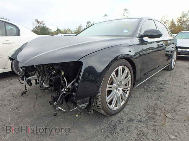 2011 AUDI A8 - VIN: WAURVAFDXBN005329 - Фото 2