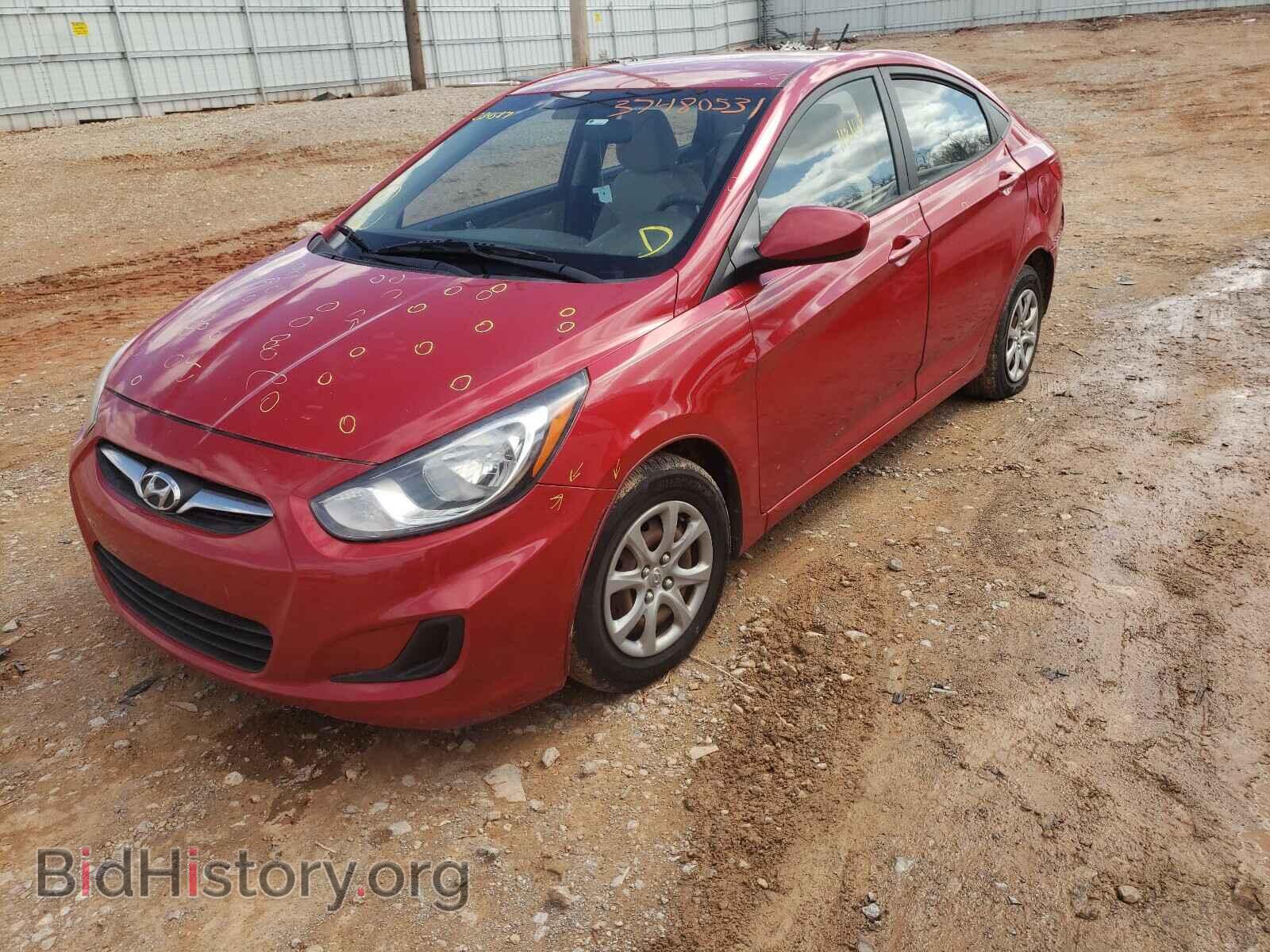 2012 HYUNDAI ACCENT - VIN: KMHCT4AE0CU234587 - Фото 2