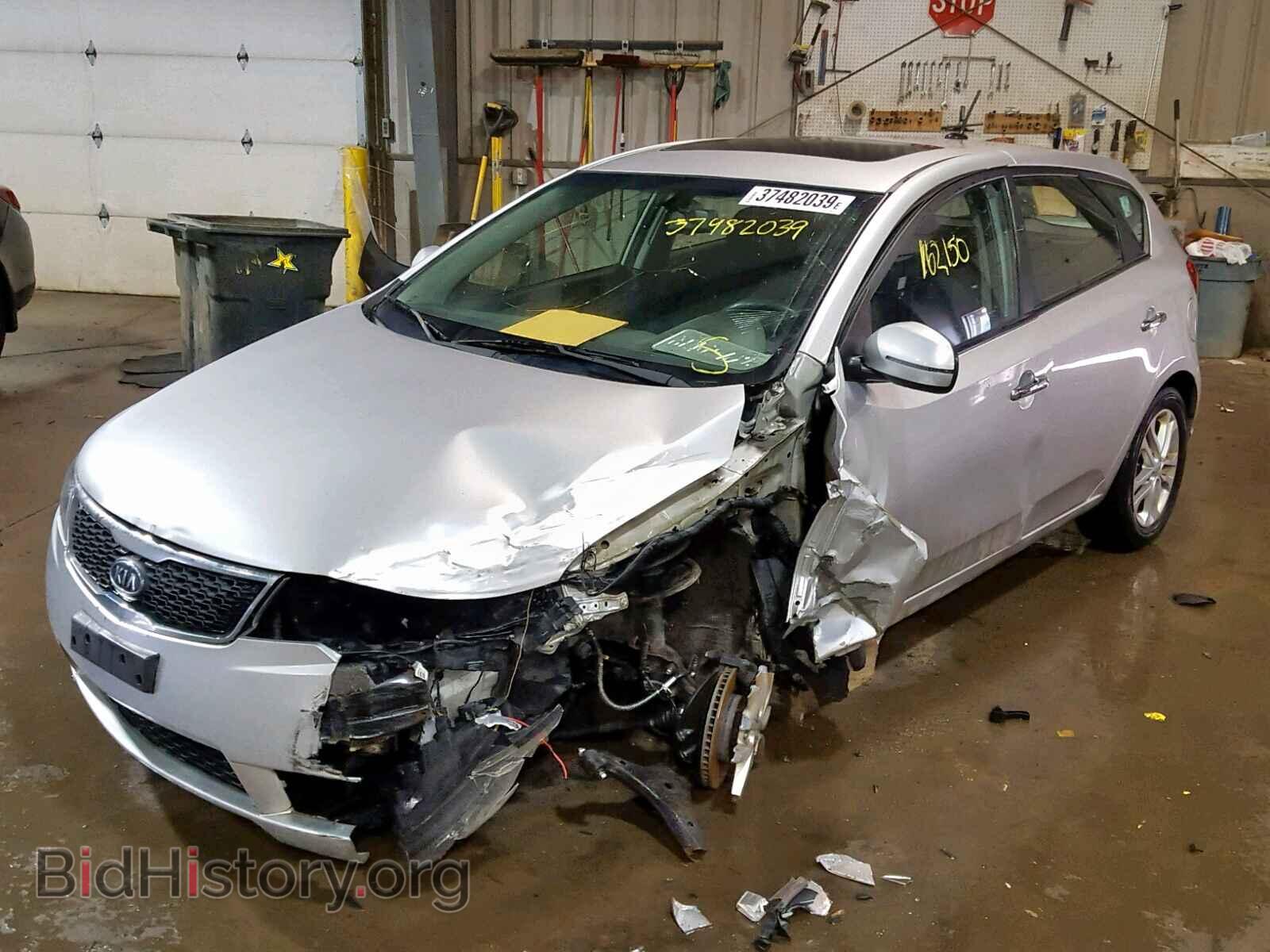 2011 KIA FORTE EX - VIN: KNAFU5A25B5400134 - Фото 2
