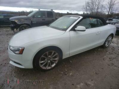 2013 Audi A5 Premium Plus, белый — VIN WAULFAFH0DN005347, Copart
