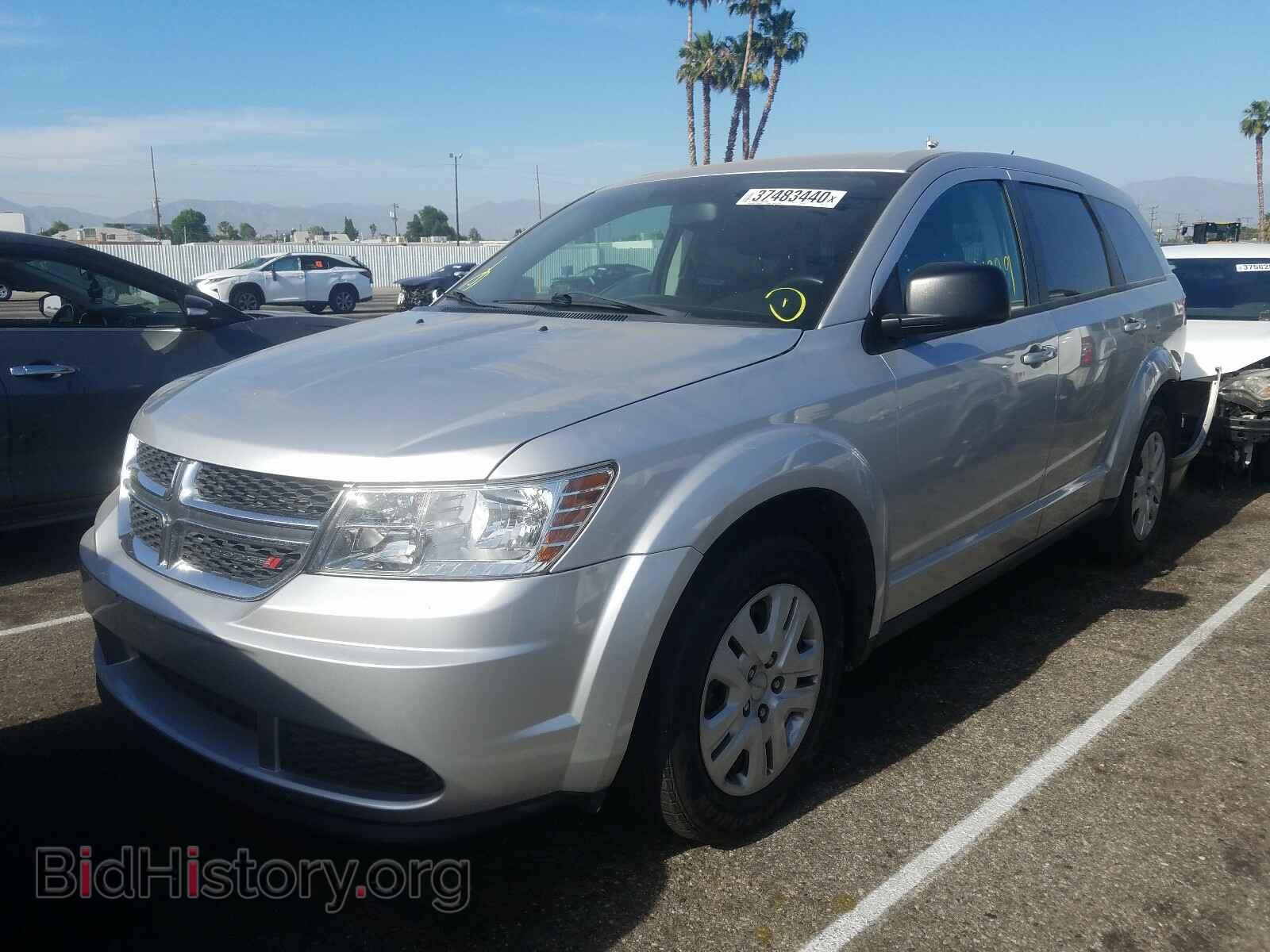 2014 DODGE JOURNEY - VIN: 3C4PDCAB7ET134552 - Фото 2