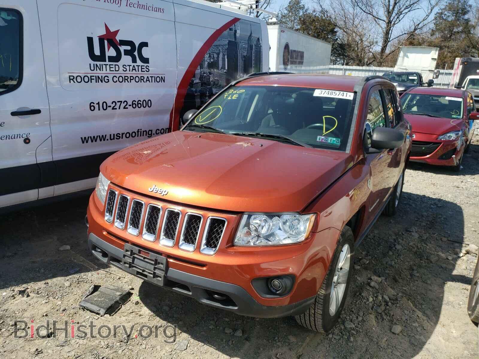 2012 JEEP COMPASS - VIN: 1C4NJDEB5CD683556 - Фото 2