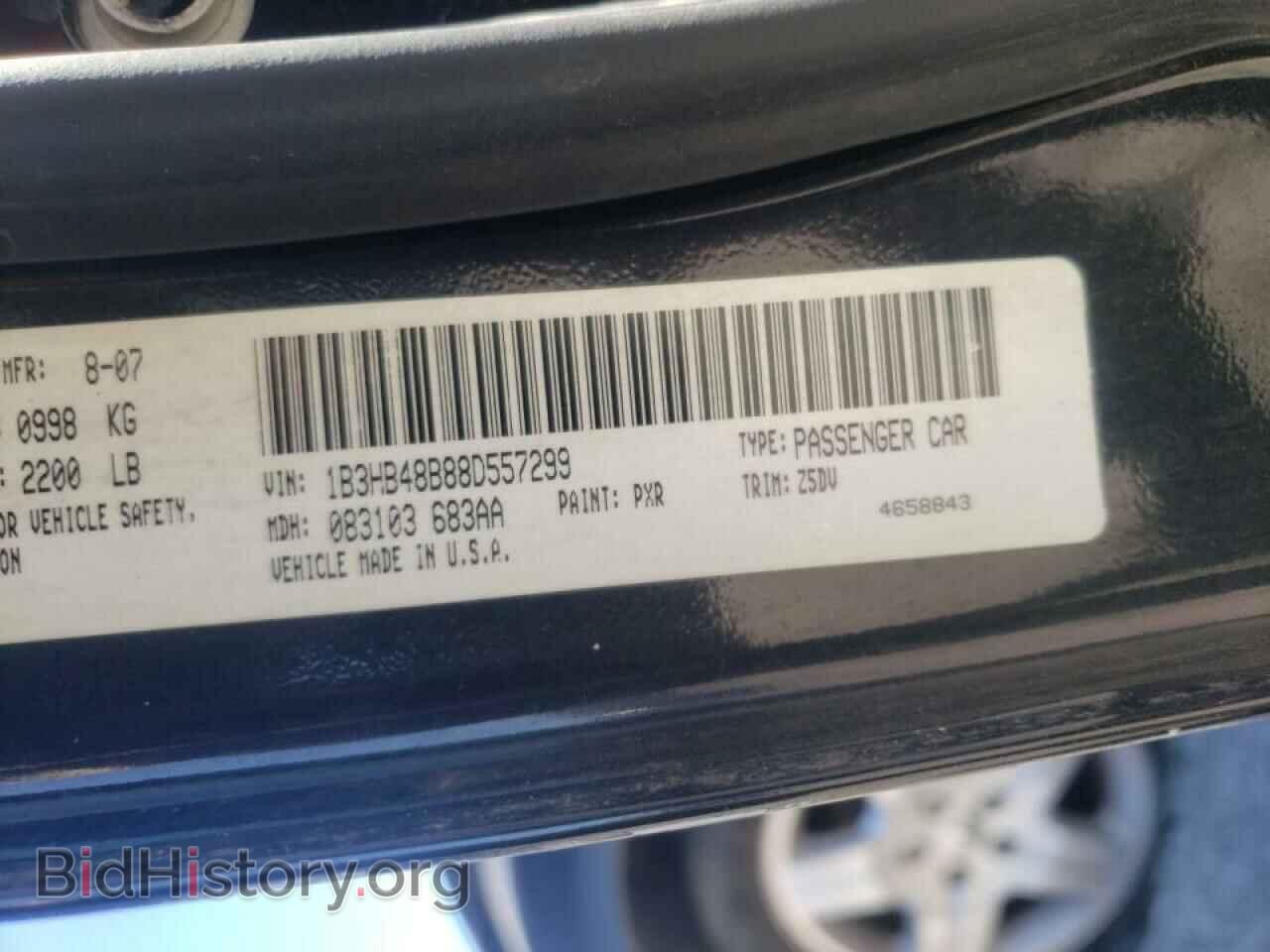 2008 DODGE CALIBER - VIN: 1B3HB48B88D557299 - Фото 10