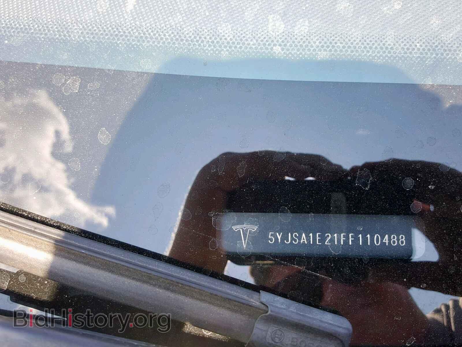 2015 TESLA MODEL S - VIN: 5YJSA1E21FF110488 - Фото 10