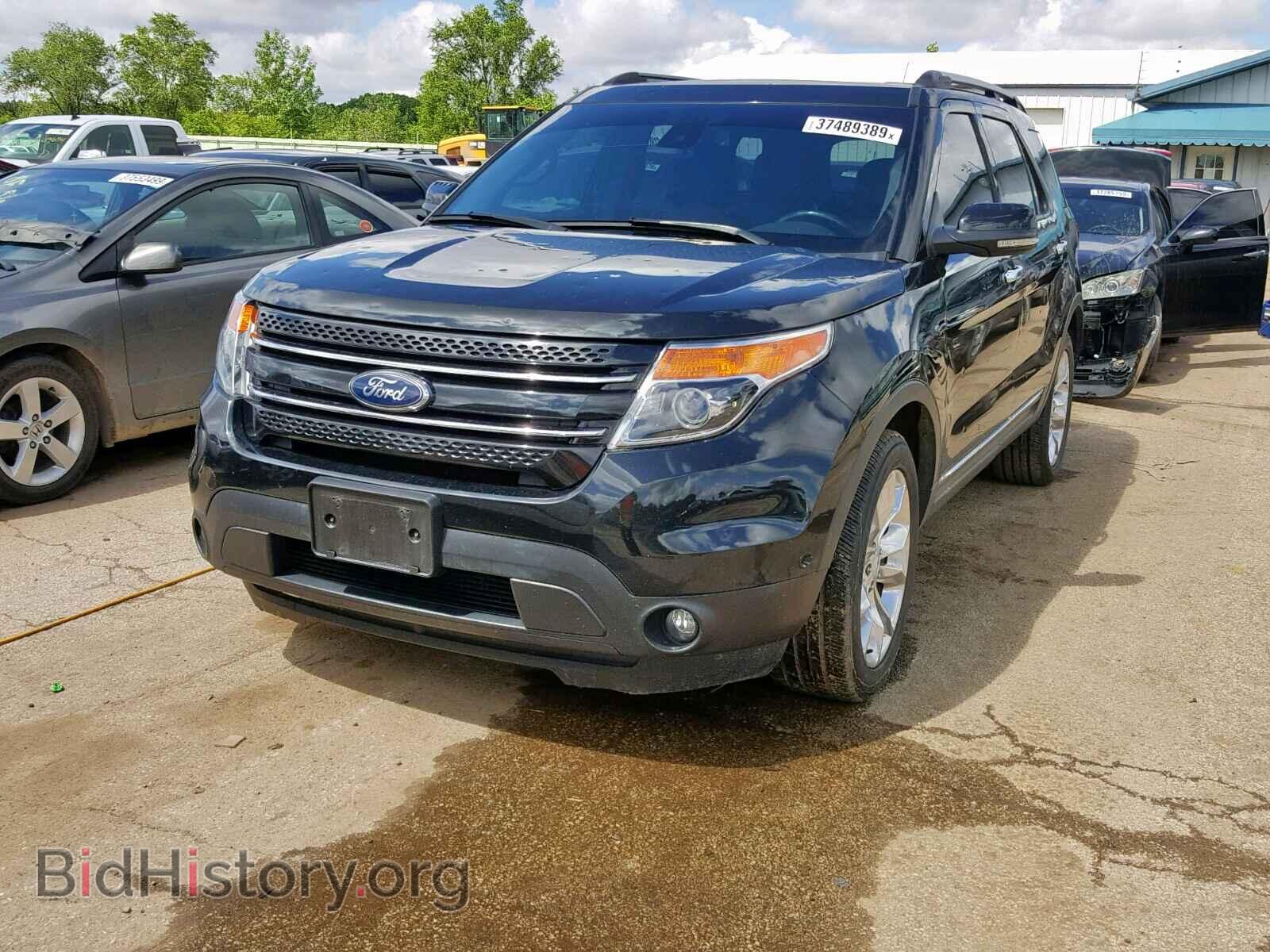 2013 FORD EXPLORER L - VIN: 1FM5K8F8XDGA92688 - Фото 2