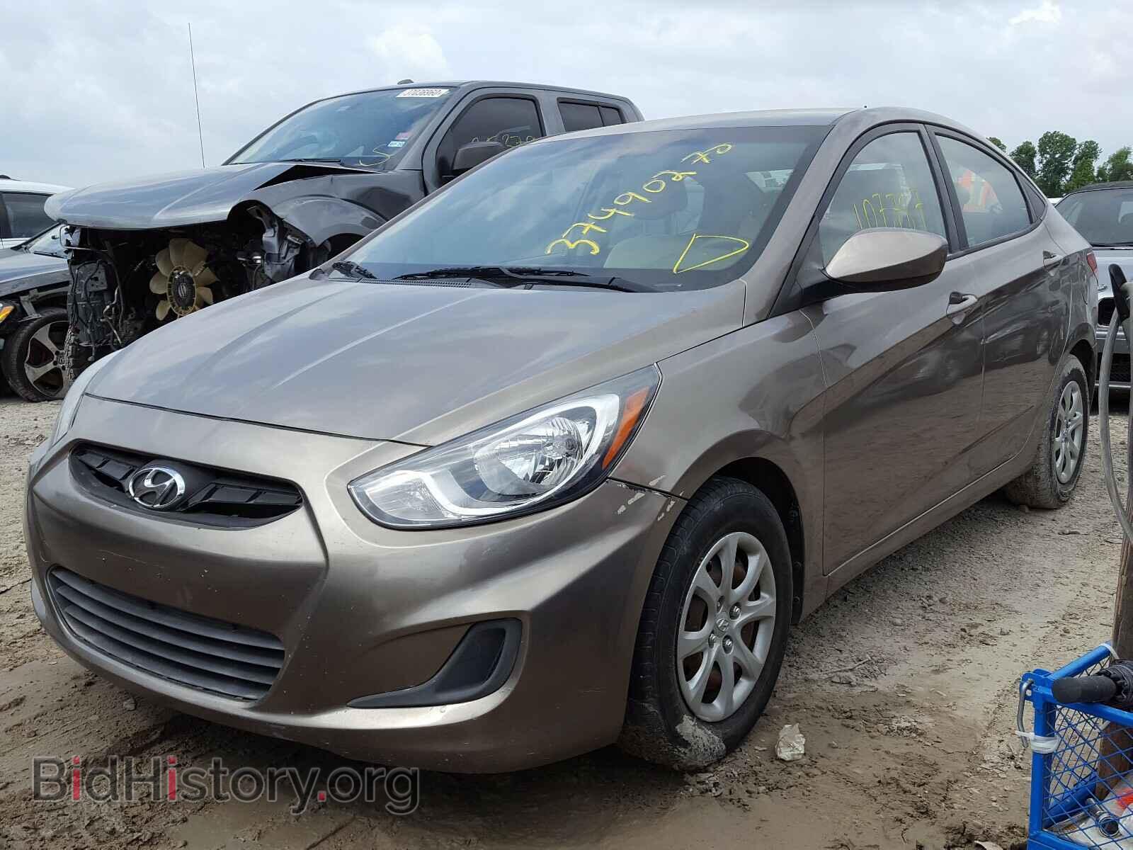 2013 HYUNDAI ACCENT - VIN: KMHCT4AE5DU501286 - Фото 2