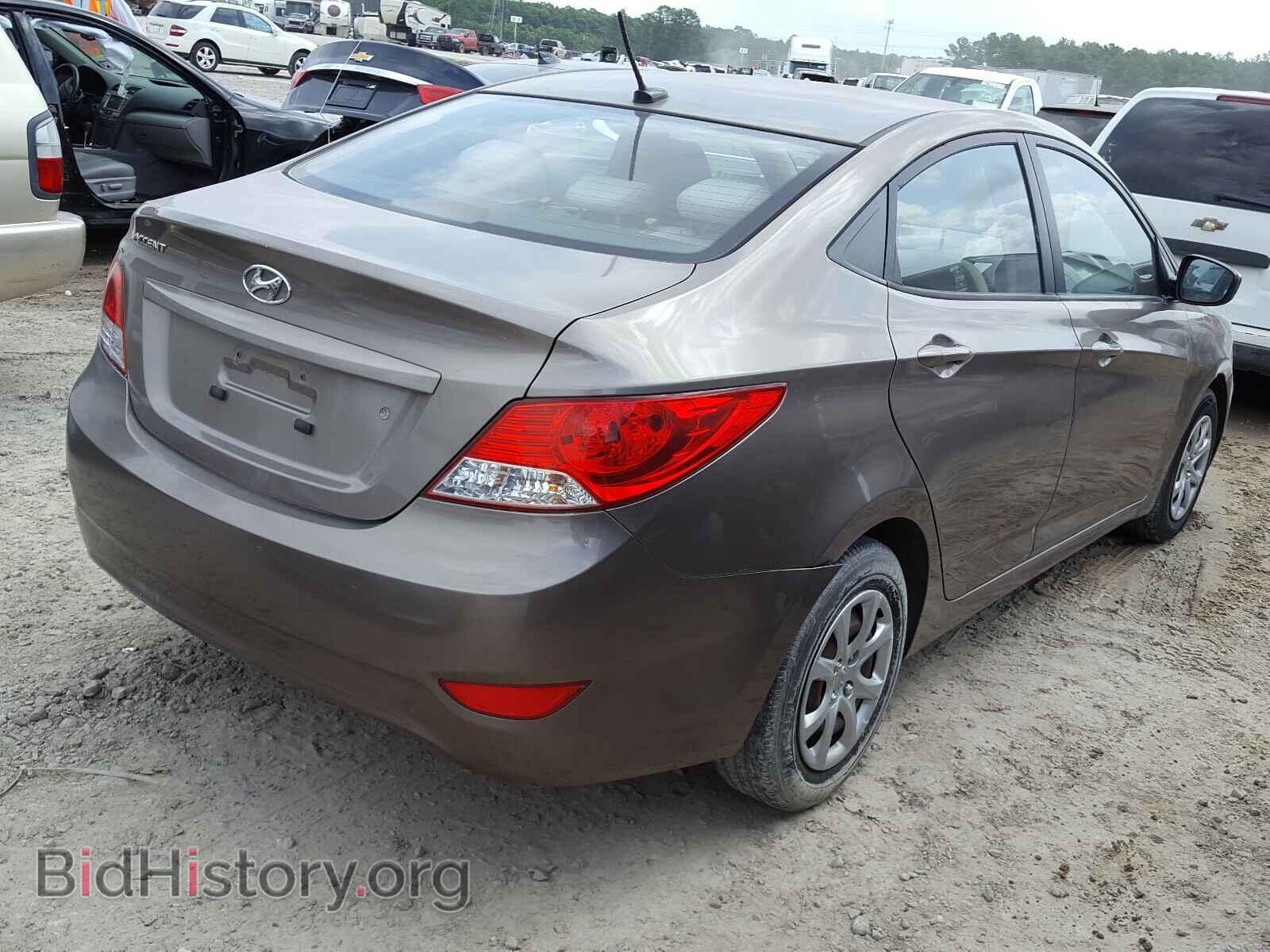 2013 HYUNDAI ACCENT - VIN: KMHCT4AE5DU501286 - Фото 4