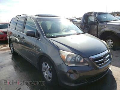 2007 Honda ODYSSEY Odyssey EX, charcoal — VIN 5FNRL38667B443919, Copart