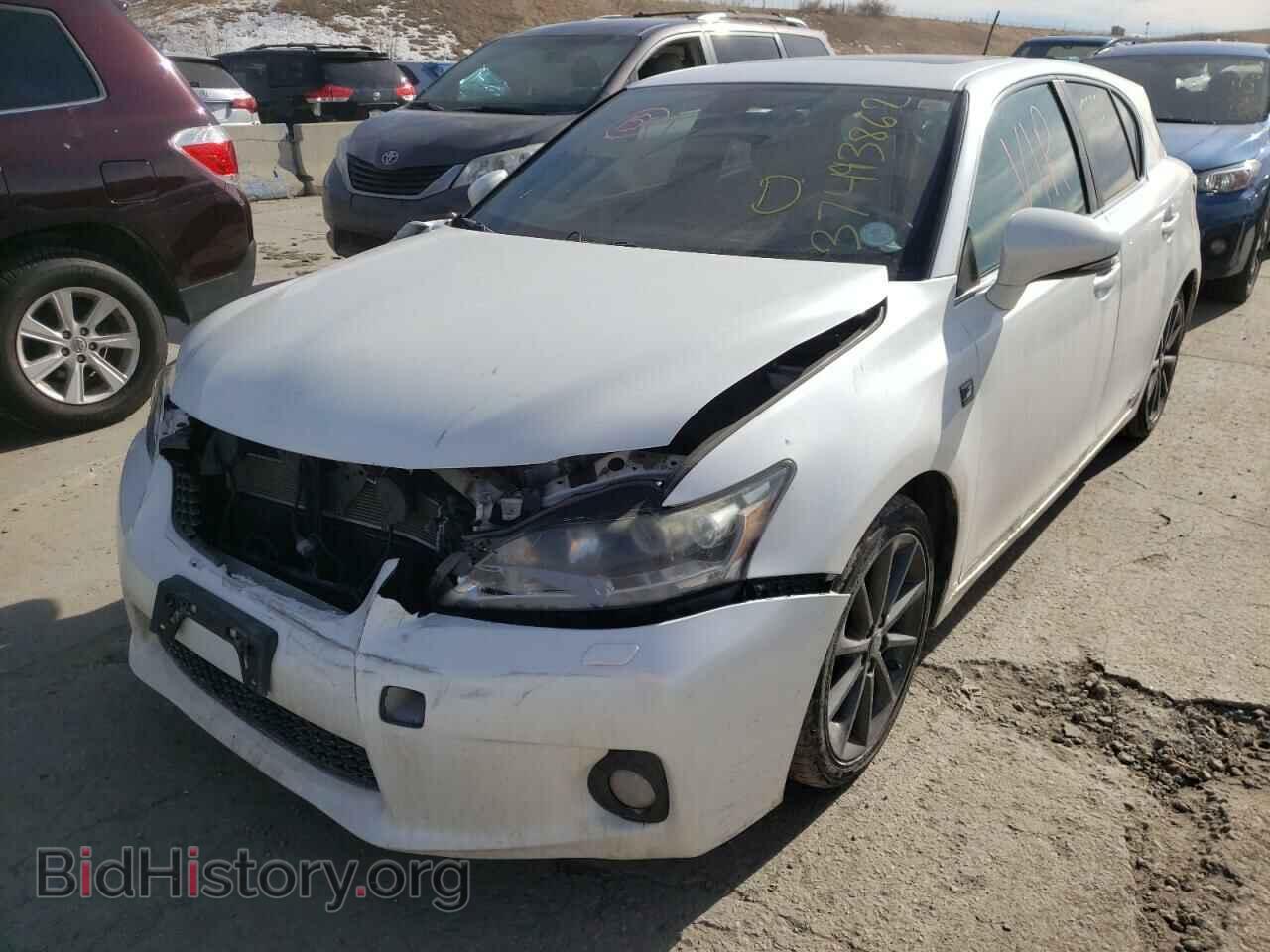 2012 LEXUS CT 200 - VIN: JTHKD5BH2C2062455 - Фото 2