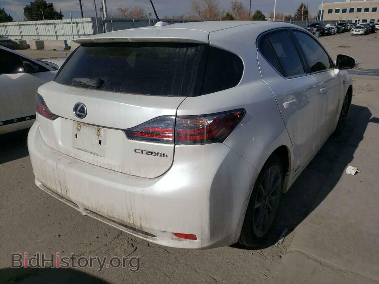 2012 LEXUS CT 200 - VIN: JTHKD5BH2C2062455 - Фото 4
