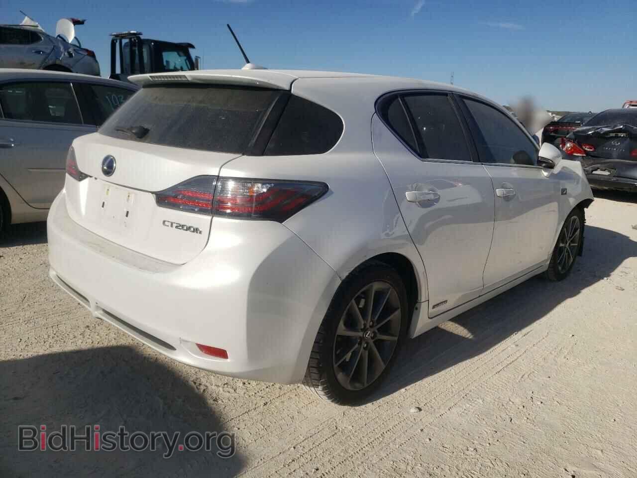 2012 LEXUS CT 200 - VIN: JTHKD5BH3C2095920 - Фото 3