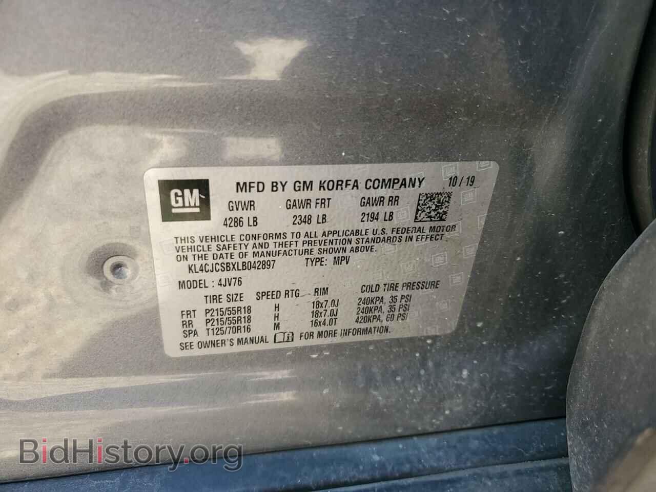 2020 BUICK ENCORE - VIN: KL4CJCSBXLB042897 - Photo 14