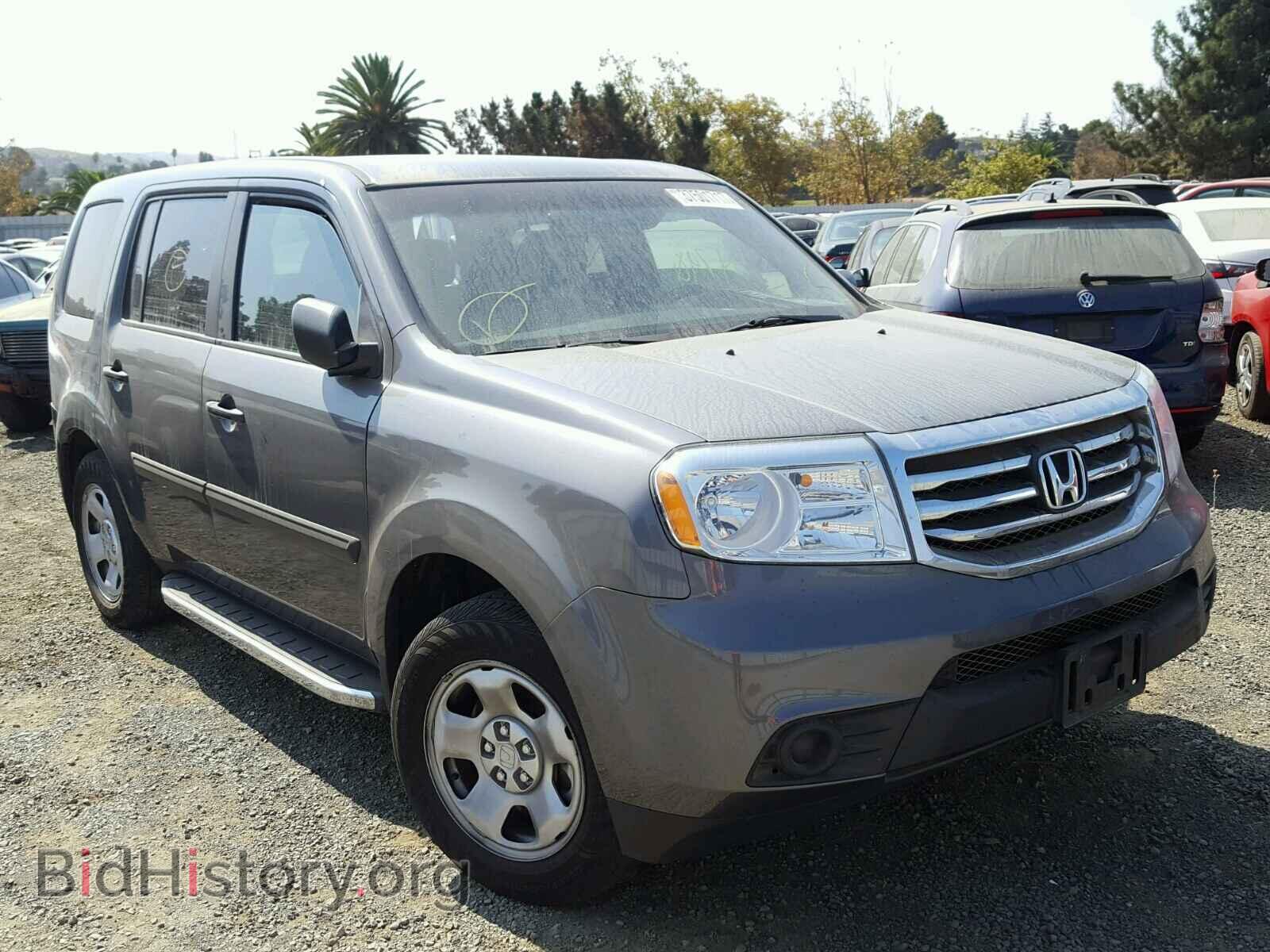 Фотография 5FNYF4H2XCB012886 - HONDA PILOT 2012