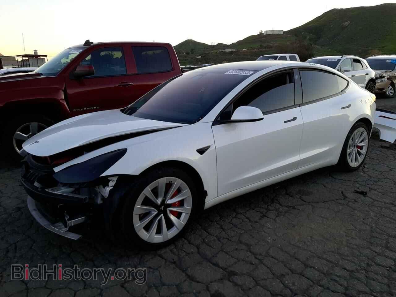 Photo 5YJ3E1EB9MF936821 - TESLA MODEL 3 2021