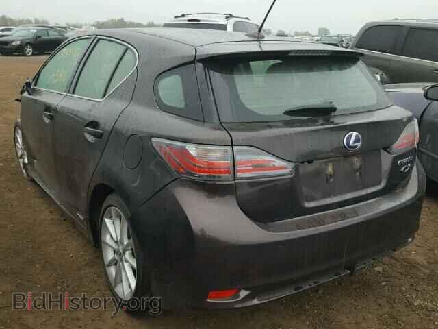 2011 LEXUS CT 200 - VIN: JTHKD5BH5B2030209 - Фото 3