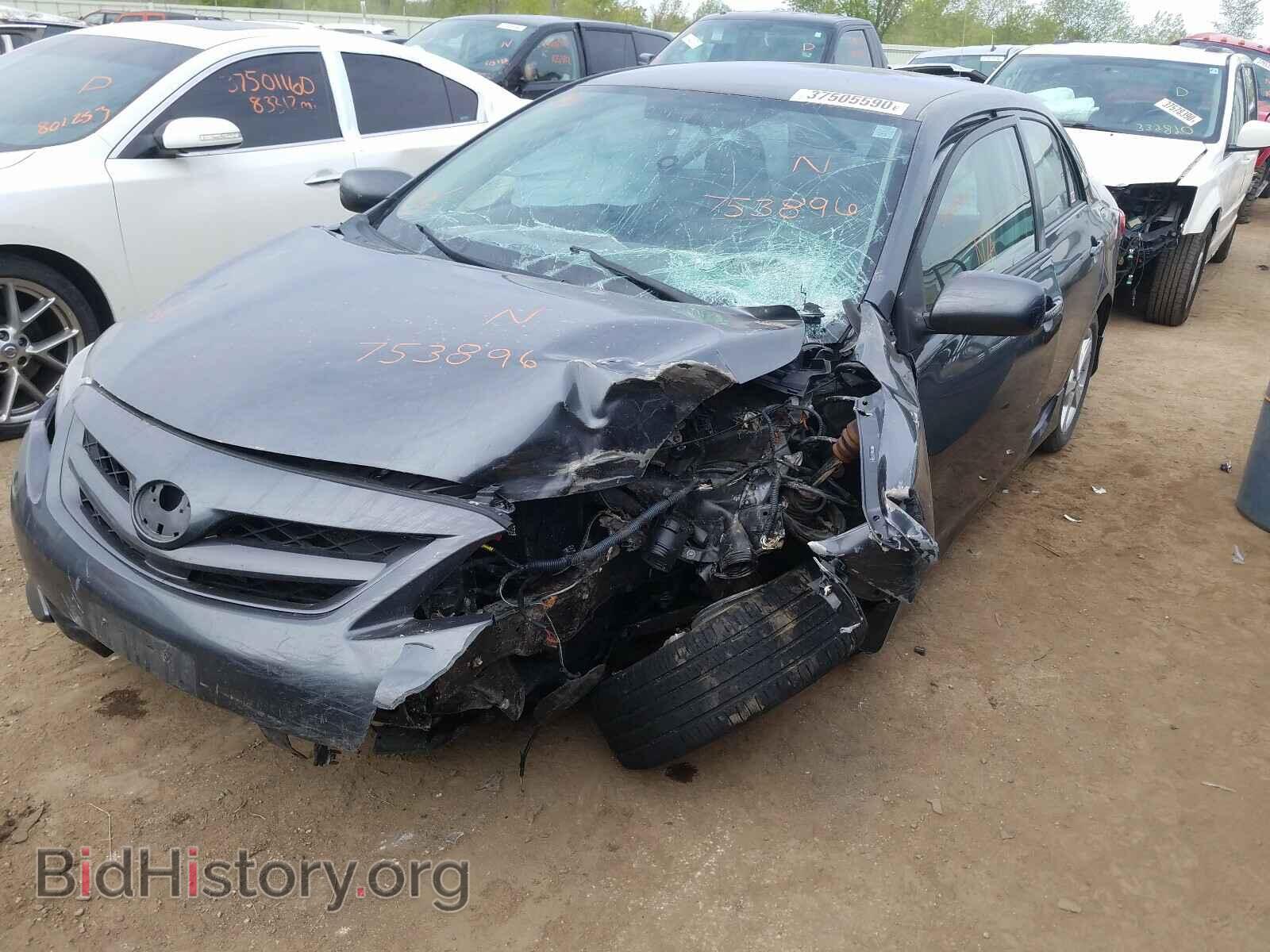 2011 TOYOTA COROLLA - VIN: 2T1BU4EE7BC753896 - Фото 2