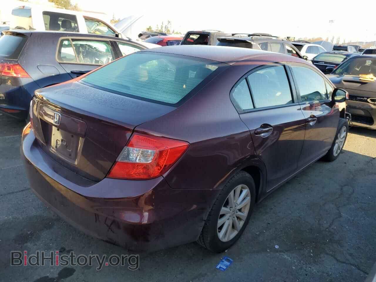 2012 HONDA CIVIC - VIN: 19XFB2F90CE335485 - Фото 3