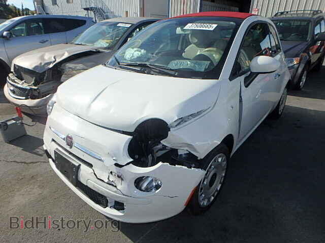 2012 FIAT 500 - VIN: 3C3CFFDR9CT343621 - Фото 2