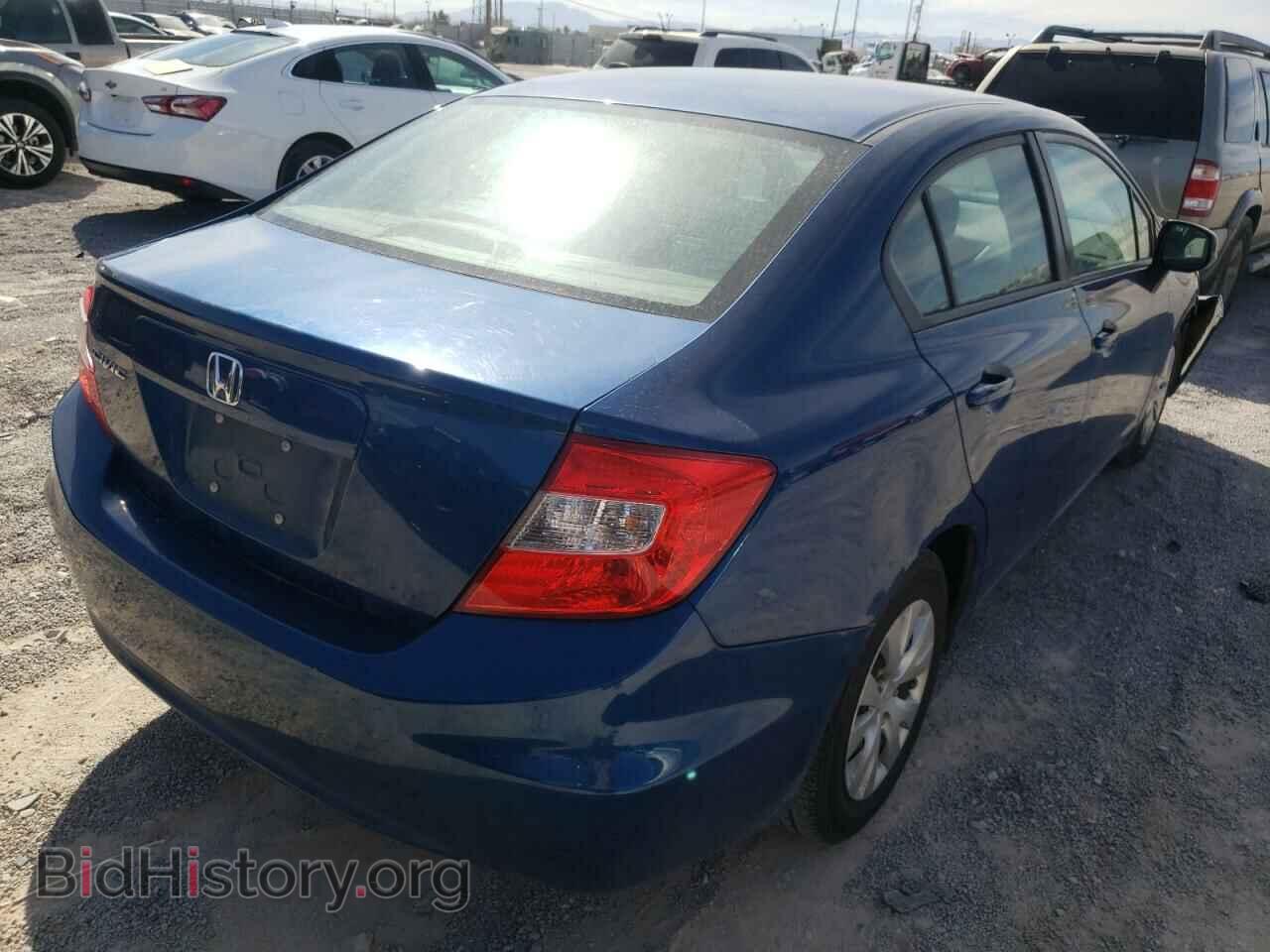 2012 HONDA CIVIC - VIN: 2HGFB2F53CH551124 - Фото 4