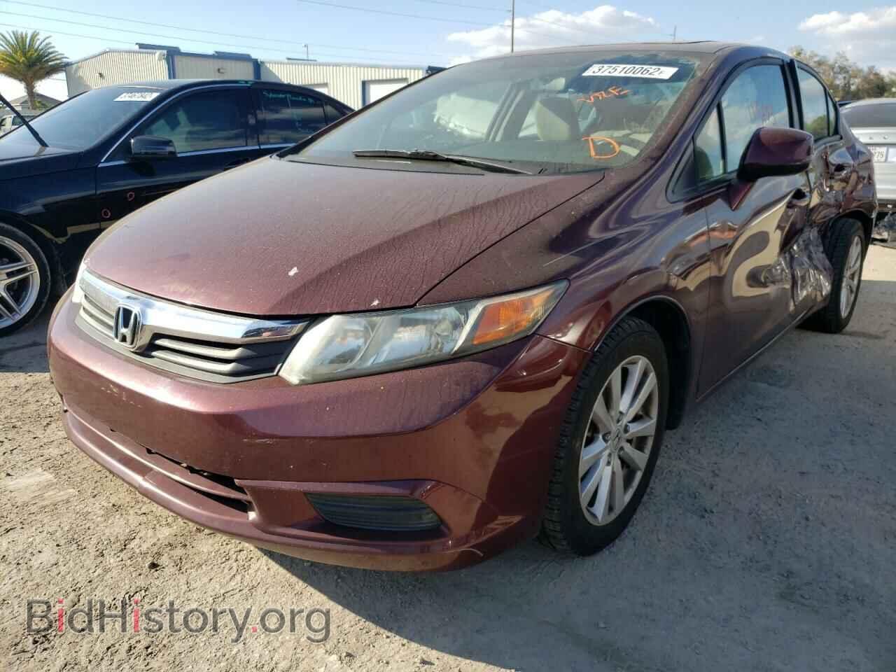 2012 HONDA CIVIC - VIN: 2HGFB2F80CH514932 - Фото 2