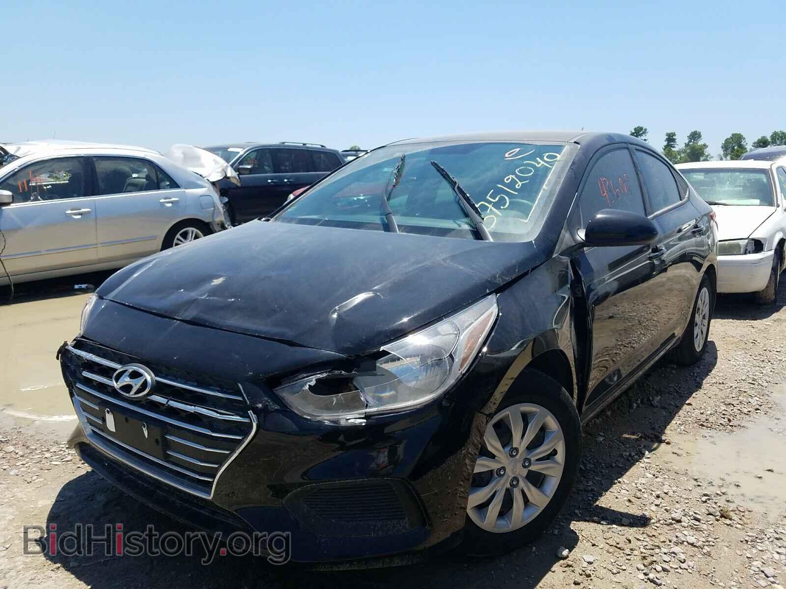 2020 HYUNDAI ACCENT - VIN: 3KPC24A69LE109439 - Фото 2