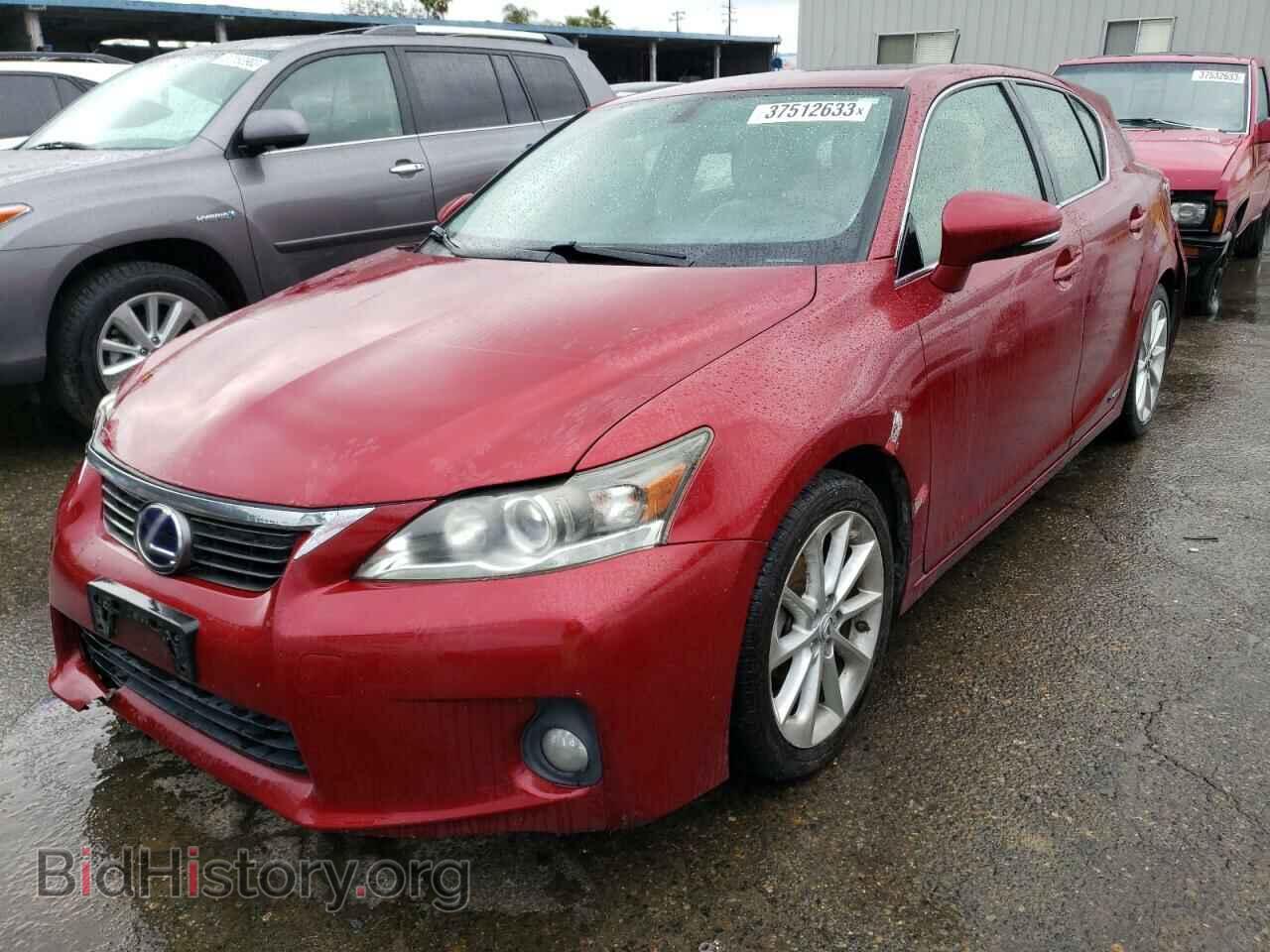 Photo JTHKD5BH3C2101215 - LEXUS CT 200 2012