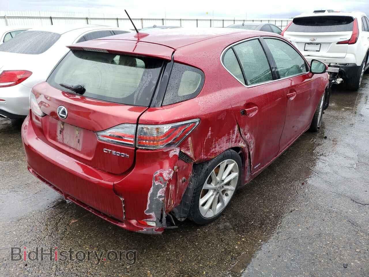 2012 LEXUS CT 200 - VIN: JTHKD5BH3C2101215 - Фото 3