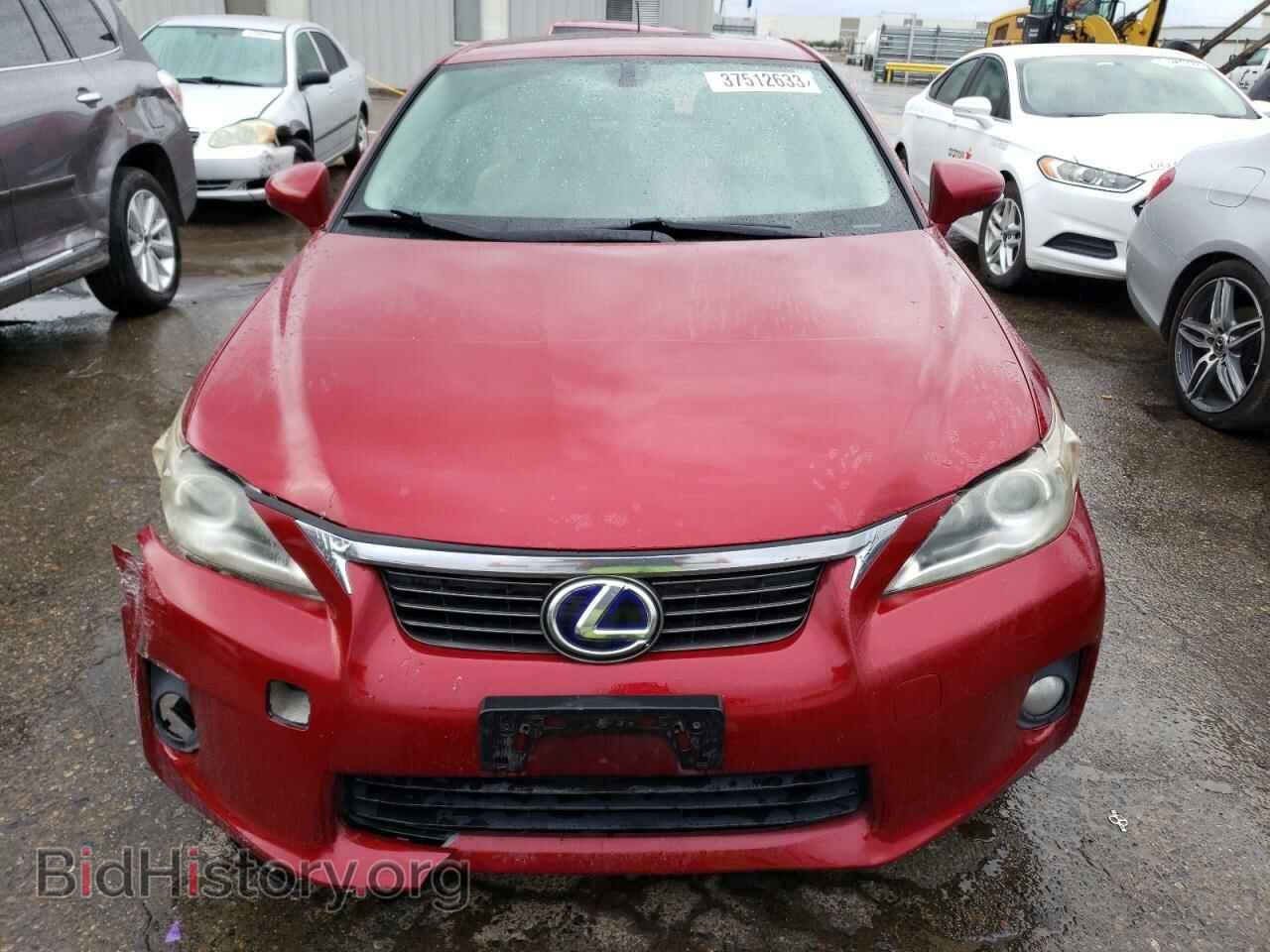 2012 LEXUS CT 200 - VIN: JTHKD5BH3C2101215 - Фото 5