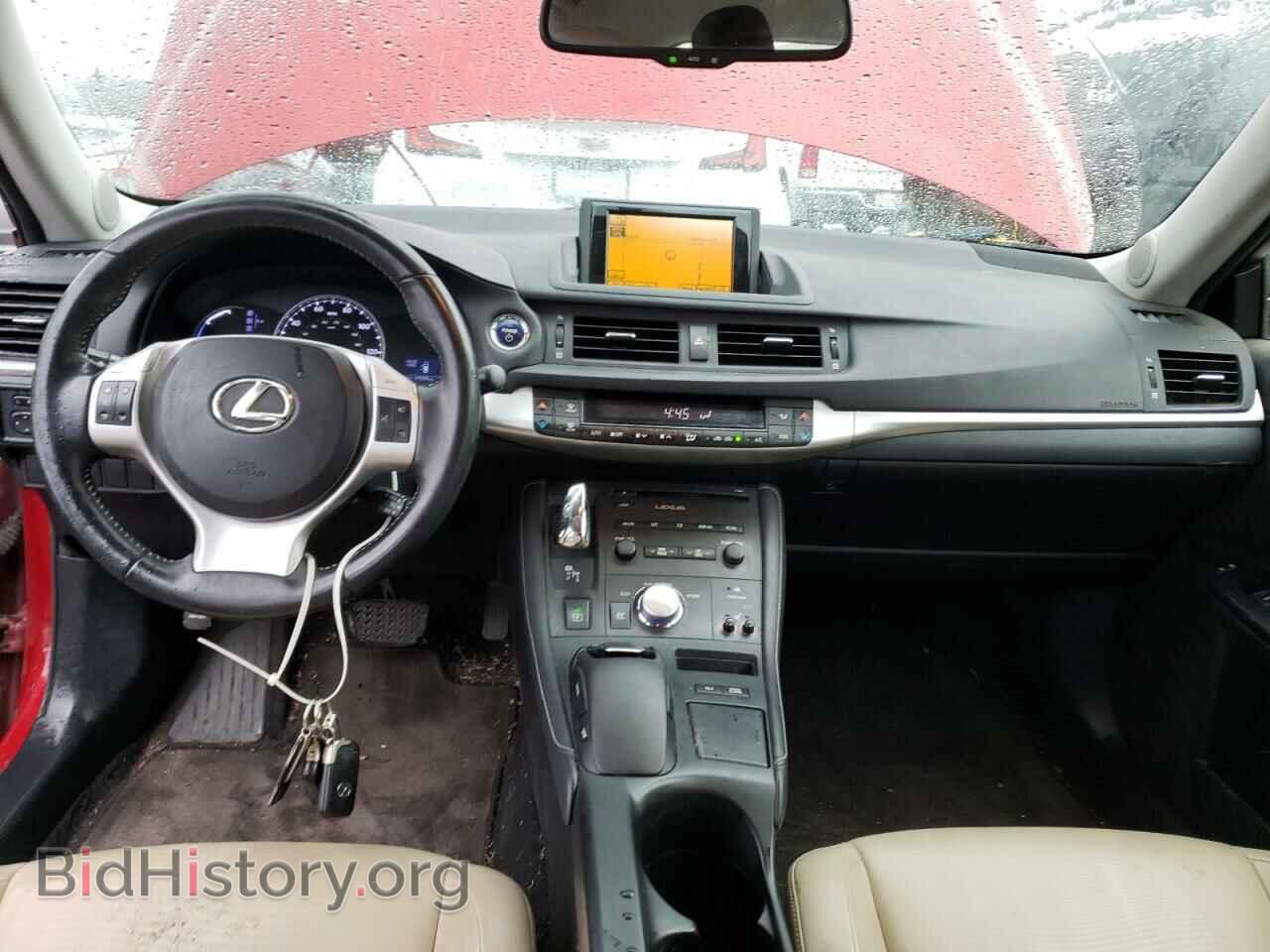 2012 LEXUS CT 200 - VIN: JTHKD5BH3C2101215 - Фото 8