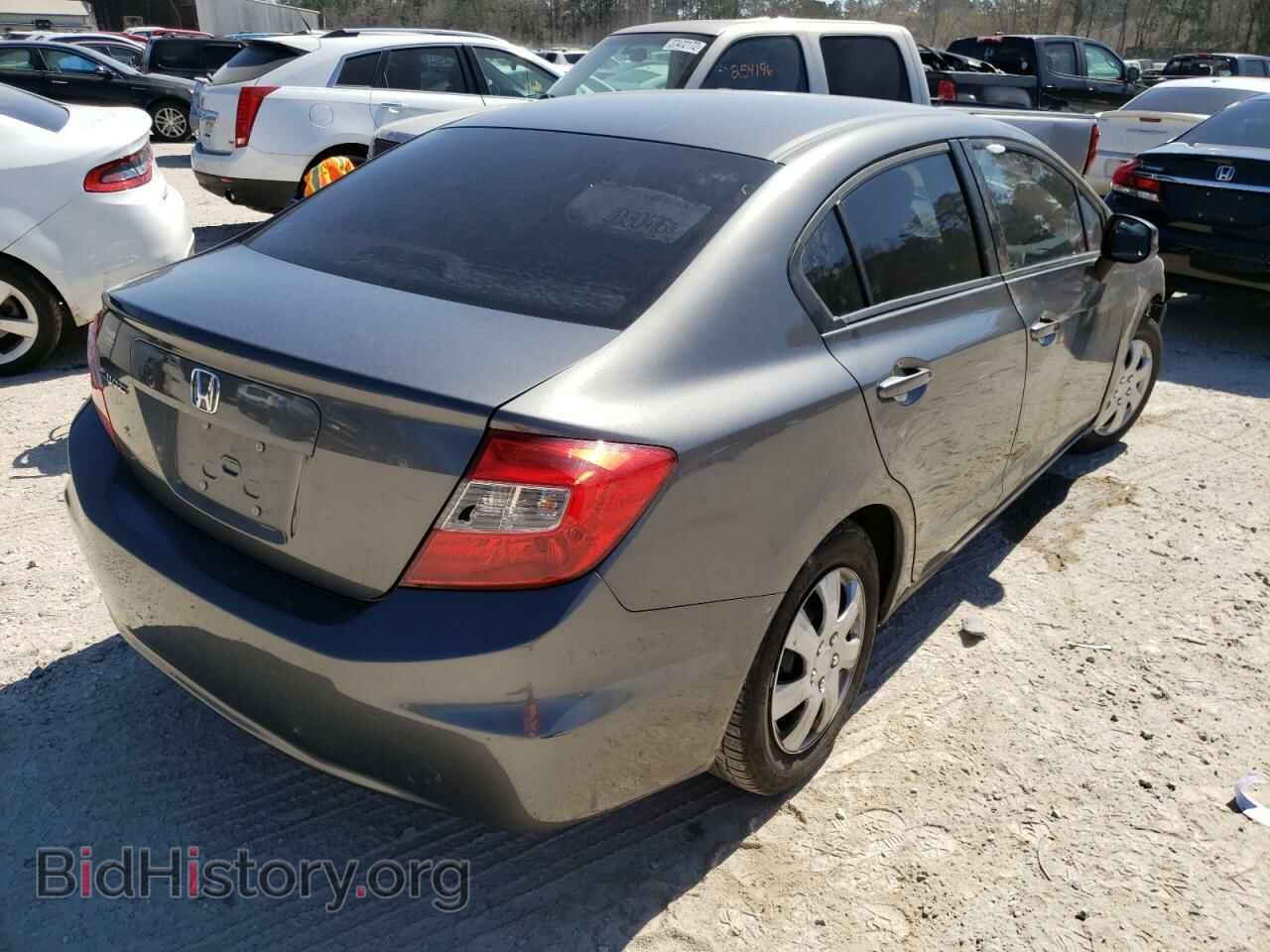 2012 HONDA CIVIC - VIN: 2HGFB2F50CH611649 - Фото 4
