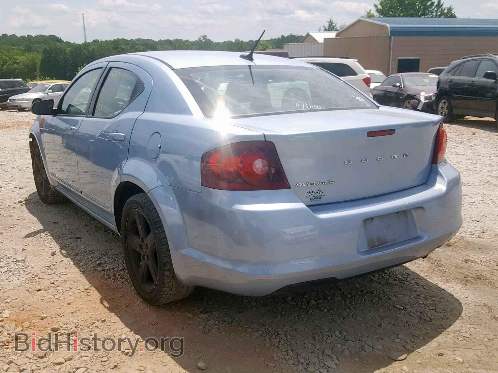 2013 DODGE AVENGER - VIN: 1C3CDZAB4DN607067 - Фото 3