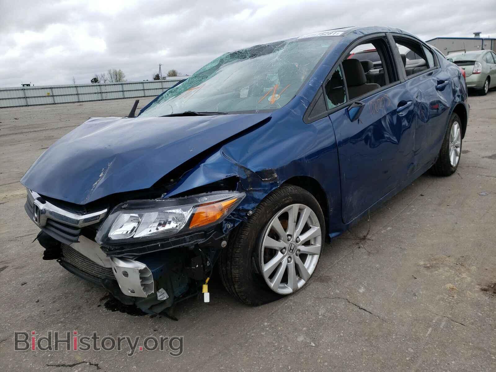 2012 HONDA CIVIC - VIN: 19XFB2F92CE337075 - Фото 2