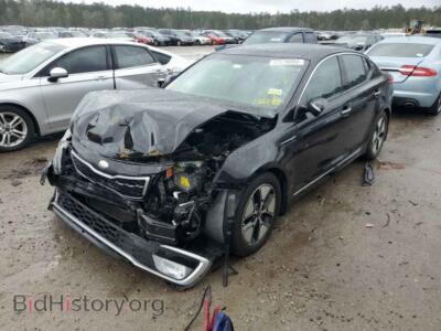 2012 Kia OPTIMA Hybrid, черный — VIN KNAGM4AD0C5033354, Copart