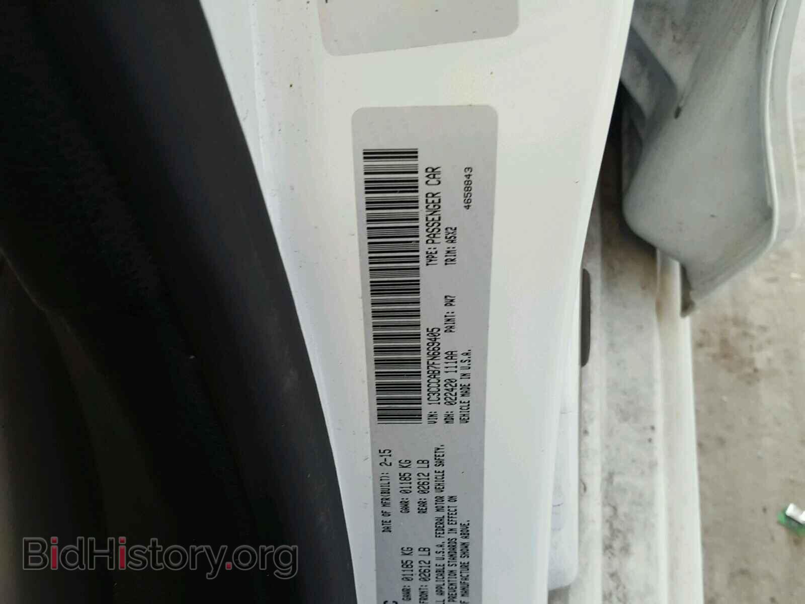 2015 CHRYSLER 200 - VIN: 1C3CCCAB7FN669405 - Photo 10