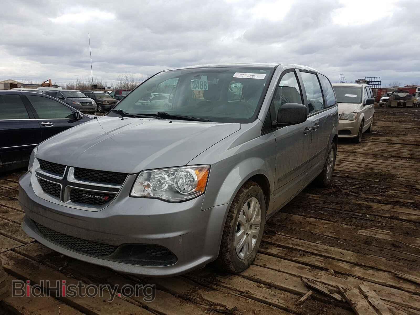 2014 DODGE CARAVAN - VIN: 2C4RDGBG2ER456156 - Фото 2