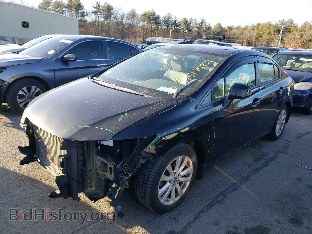 2012 HONDA CIVIC - VIN: 2HGFB2F9XCH592773 - Фото 2