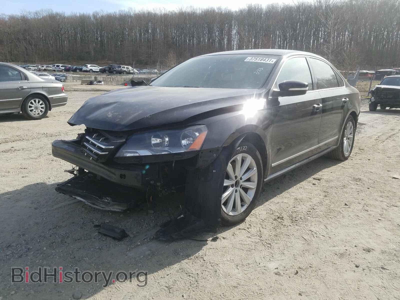 2013 VOLKSWAGEN PASSAT - VIN: 1VWCP7A32DC042178 - Фото 2