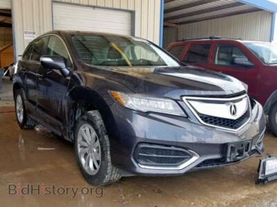 2016 Acura RDX TECHNO, gray — VIN 5J8TB3H55GL017136, Copart