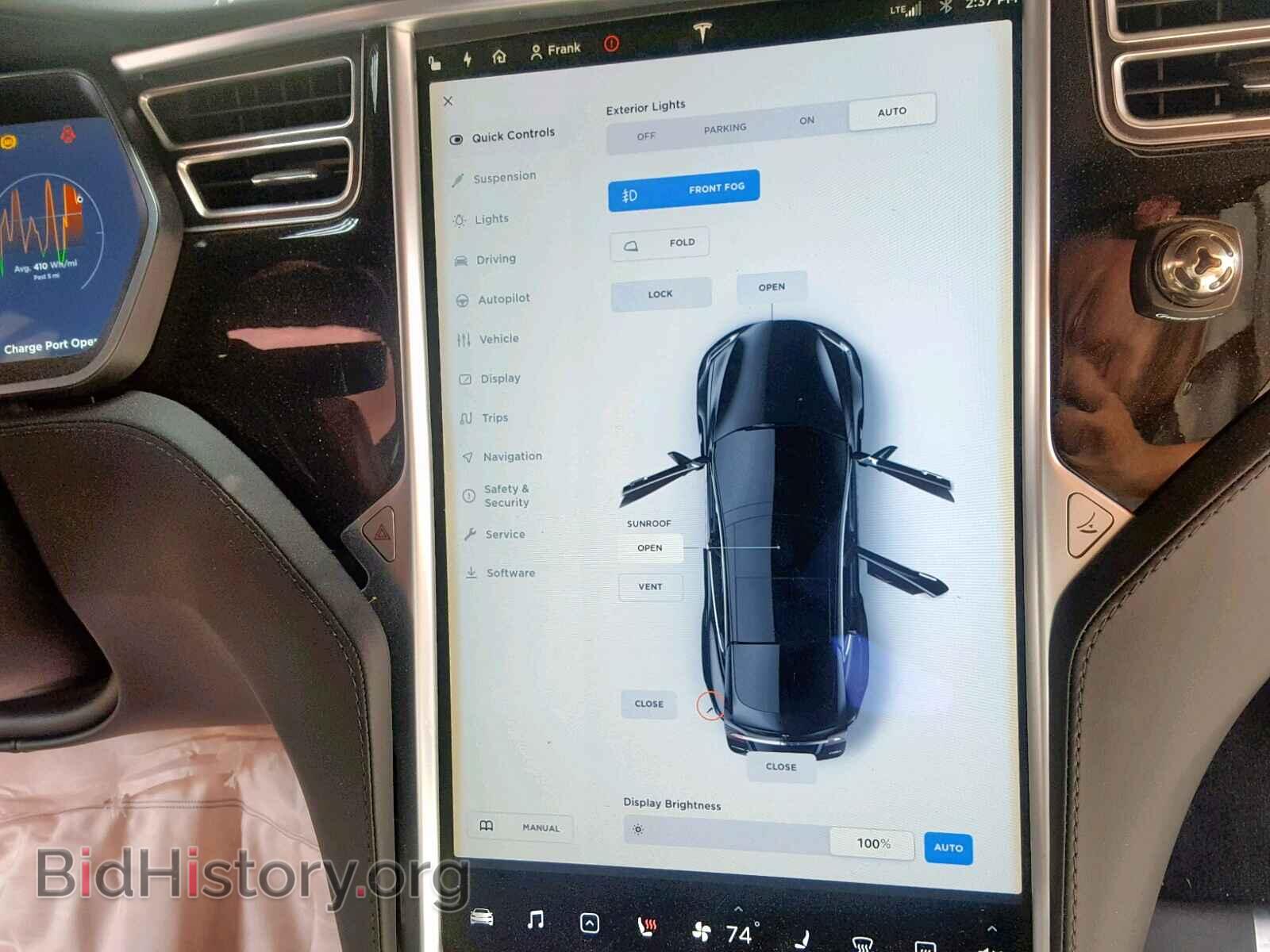 2018 TESLA MODEL S - VIN: 5YJSA1E20JF253487 - Фото 9