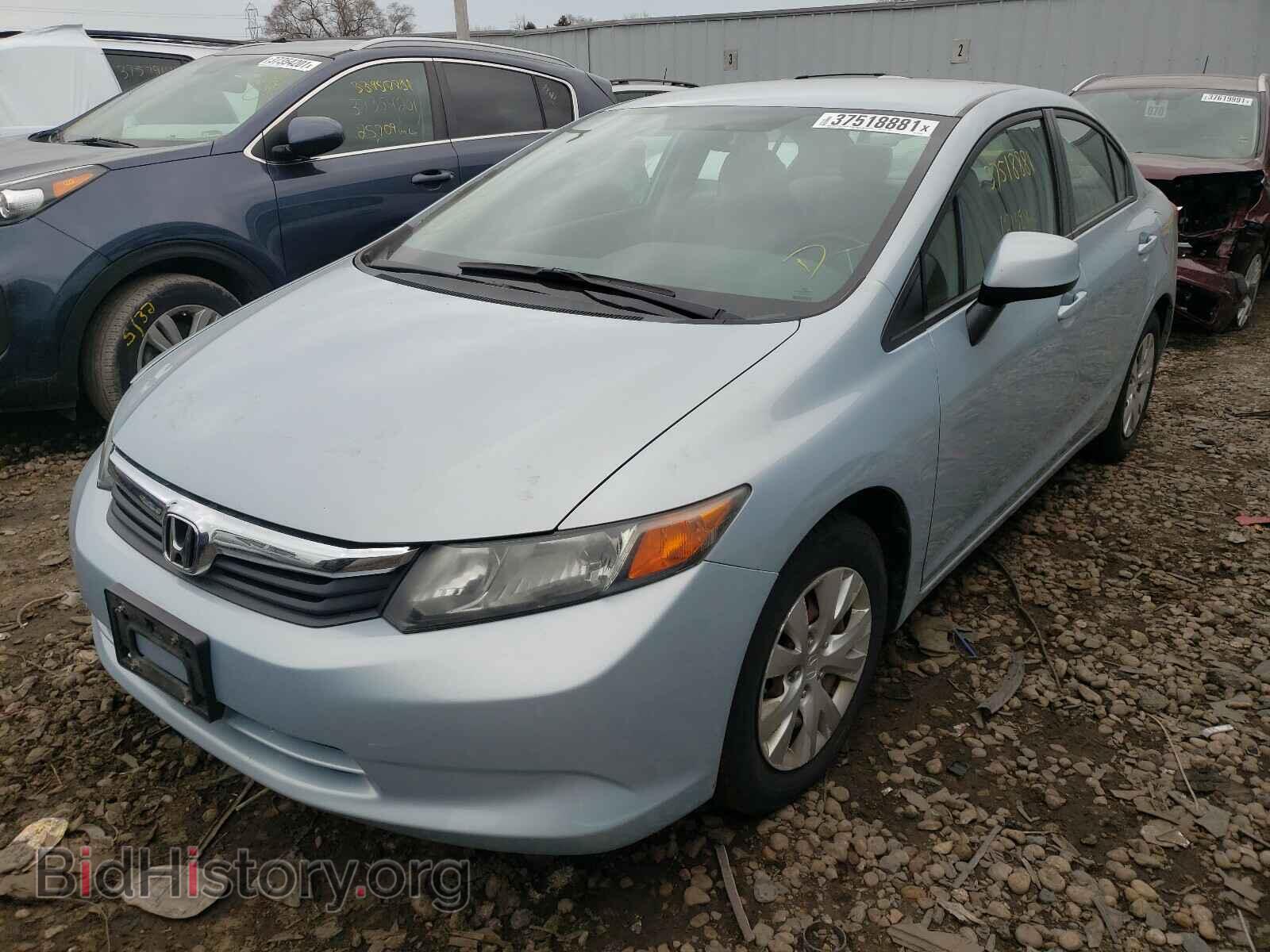 2012 HONDA CIVIC - VIN: 19XFB2F55CE033168 - Фото 2
