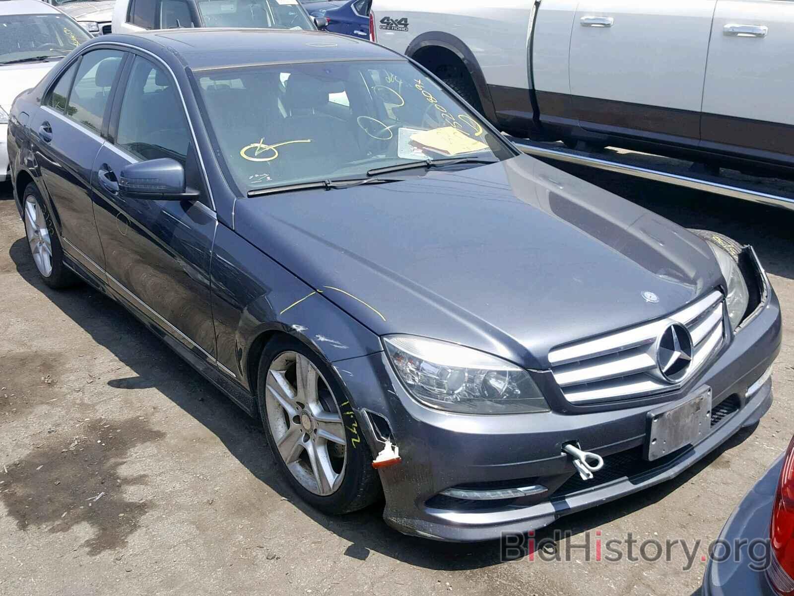 Photo WDDGF5EB1BA457164 - MERCEDES-BENZ C CLASS 2011